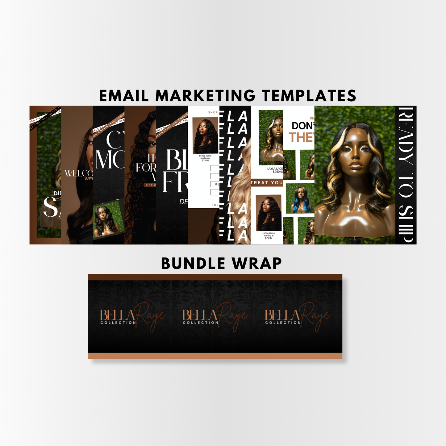 Hair Extensions Branding Kit