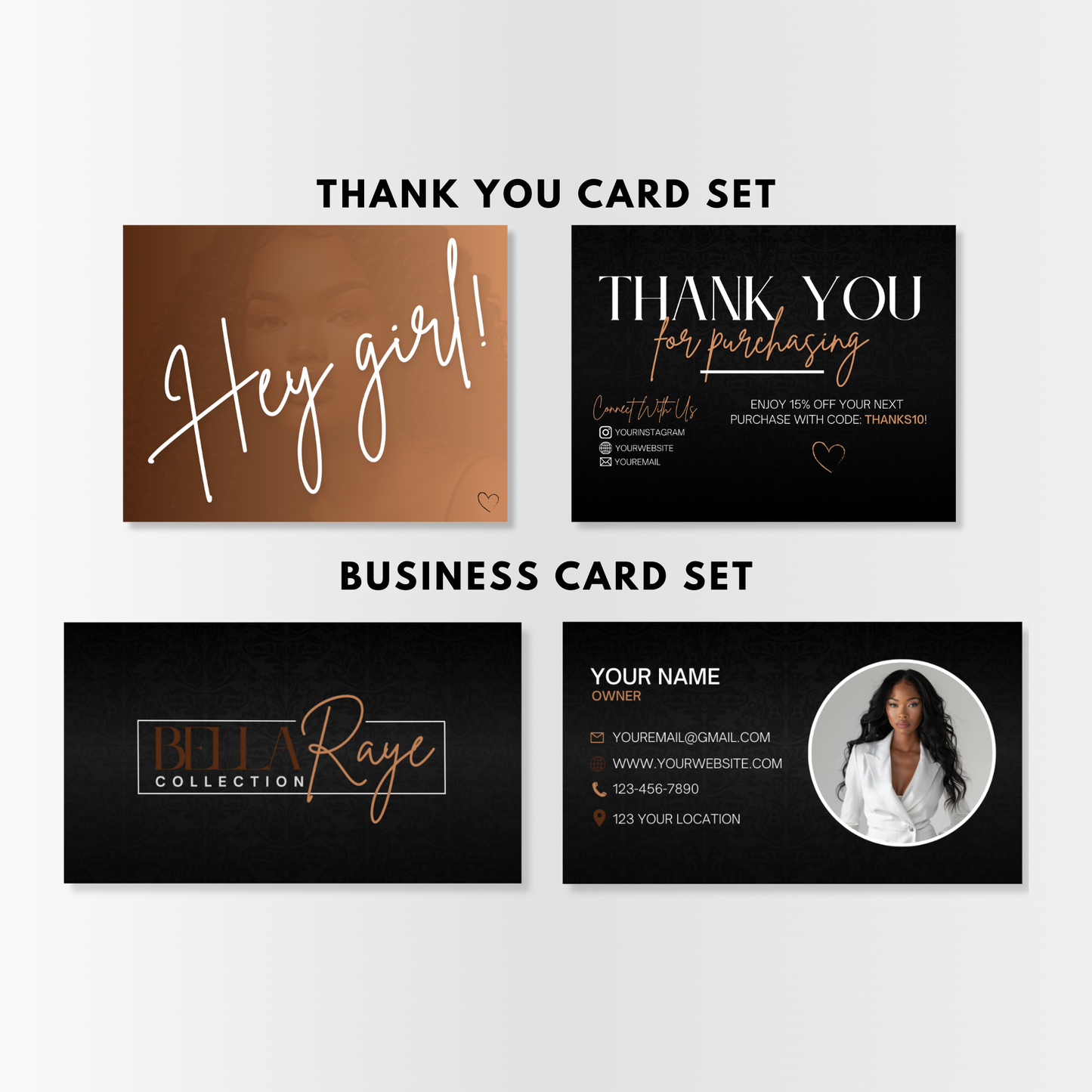 Hair Extensions Branding Kit